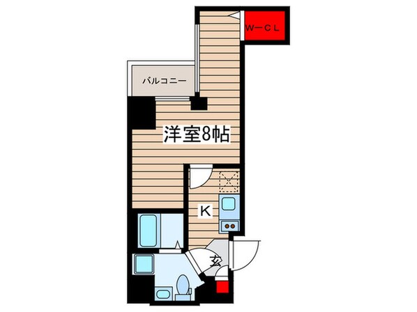 コスモリード錦糸町の物件間取画像